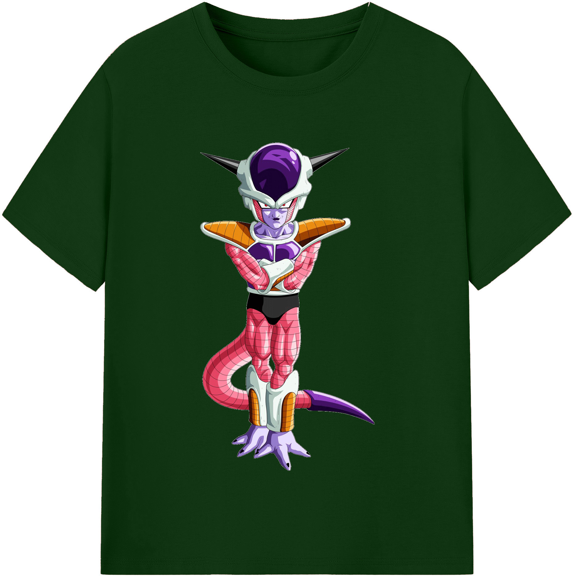 （画像用） ドラゴンボール フリーザ DRAGON BALL Frieza 綿100％半袖Tシャツ（フロントプリント）